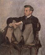 Portrait of Renoir Frederic Bazille